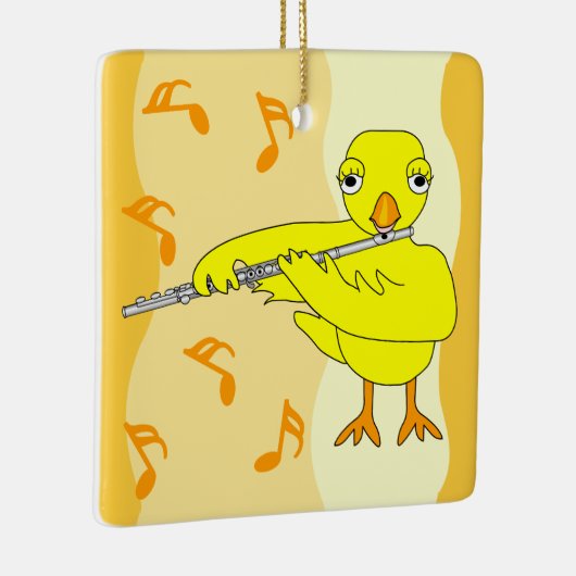 Flute Chick Muster Keramikornament (Rechts)
