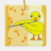 Flute Chick Muster Keramikornament (Vorderseite)