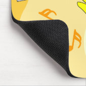 Flute Chick Muster Mousepad (Ecke)