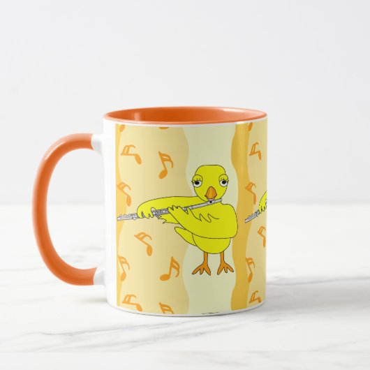 Flute Chick Muster Tasse (Links)