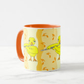 Flute Chick Muster Tasse (Vorderseite Links)