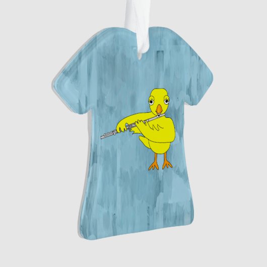 Flute Chick Ornament (Vorderseite)