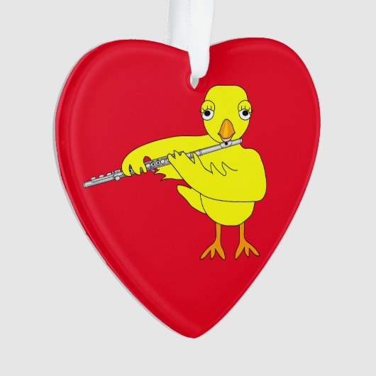 Flute Chick Ornament (Vorderseite)
