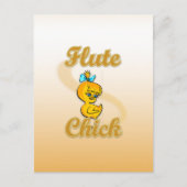 Flute Chick Postkarte (Vorderseite)