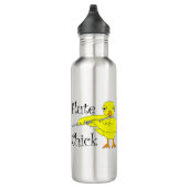 Flute Chick Text Edelstahlflasche (Rechts)
