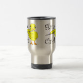 Flute Chick Text Reisebecher (Mittel)