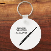 FLUTE Class of 2027 Marching Band Keychain Schlüsselanhänger (Rückseite)