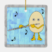 Flute Egghead Keramikornament (Rückseite)