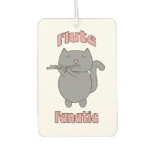 Flute Fanatic Gray Cat Pink Autolufterfrischer (Vorderseite)