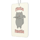 Flute Fanatic Gray Cat Pink Autolufterfrischer (Links)