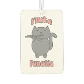 Flute Fanatic Gray Cat Pink Autolufterfrischer (Rückseite)