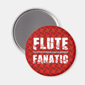 Flute Fanatic Magnet (Vorderseite/Rückseite)