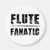 Flute Fanatic Magnet (Vorne)