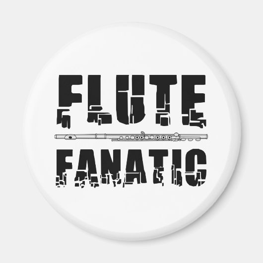 Flute Fanatic Magnet (Vorne)