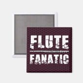 Flute Fanatic Magnet (Vorderseite/Rückseite)