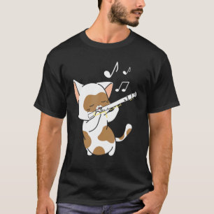 Flute Flute Player Flutist Marching Band Music T-Shirt