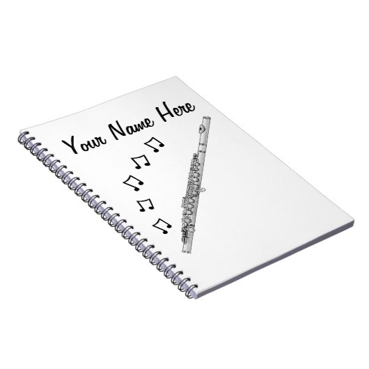 Flute Flutist Musician Music Lehrer Custom Notizblock (Rechte Seite)