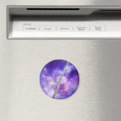 Flute Flutist Musician Round Magnet (In Situ (Geschirrspüler))