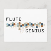 Flute Genius Postkarte (Vorderseite)