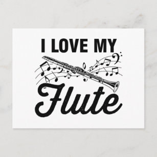 Flute   Geschenke für Musikinstrumente Postkarte