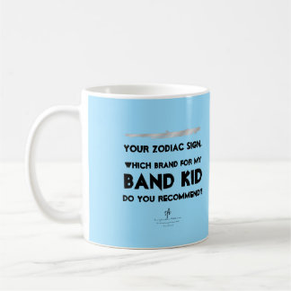 Flute Ihr Zodiac-Zeichen Glacial Blue Anti-ISO Kaffeetasse