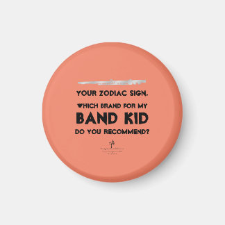 Flute Ihr Zodiakzeichen Anti-ISO-Lachs Magnet