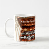 Flute in Case Vintag schöne Musik Fotografie Kaffeetasse (Links)