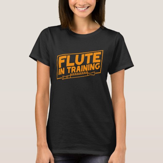 Flute In Training I Flute T-Shirt (Vorderseite)