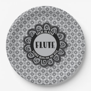 Flute ist am besten pappteller