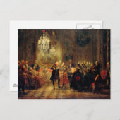 Flute Konzert mit Frederick the Great Postkarte (Vorne/Hinten)