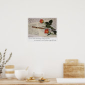 Flute - Kunst der Energie und Schönheit Poster (Küche)