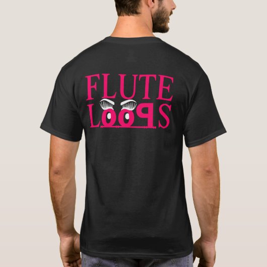 Flute Loops T - Shirt (Rückseite)