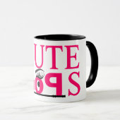 Flute Loops Zwei-Tone-Tasse Tasse (VorderseiteRechts)