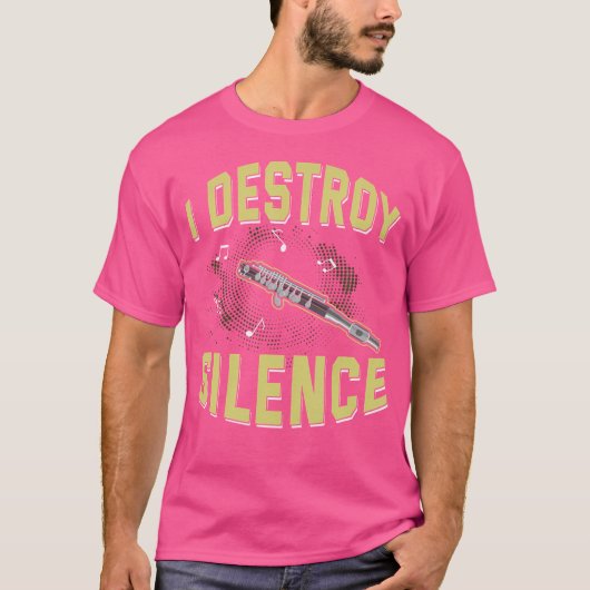 Flute Lover Shirt Funny Flute Musiker Instrument (Vorderseite)