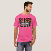 Flute Mama Shirt Funny Retro Style Band Geschenk (Vorne ganz)