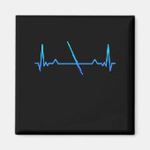 Flute Marching Band Heartbeat-Mama-Geschenk Magnet (Vorne)