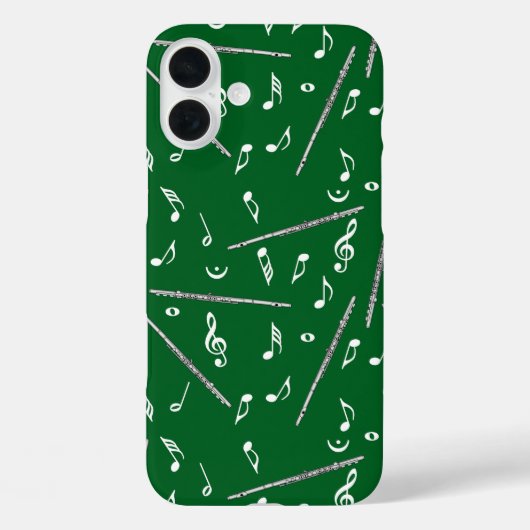 Flute Music Note Case-Mate iPhone Hülle (Rückseite)