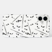 Flute Music Note Case-Mate iPhone Hülle (Rückseite (Horizontal))