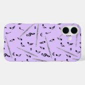 Flute Music Note Case-Mate iPhone Hülle (Rückseite (Horizontal))