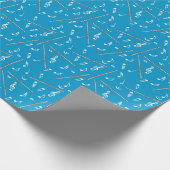 Flute Music Note Geschenkpapier (Ecke)