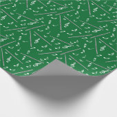 Flute Music Note Geschenkpapier (Ecke)