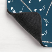 Flute Music Note Mousepad (Ecke)