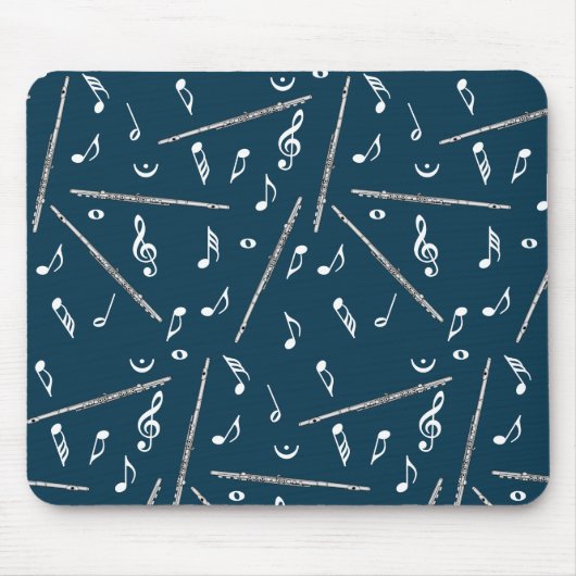 Flute Music Note Mousepad (Vorne)