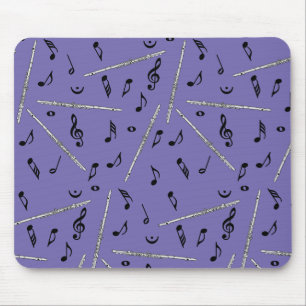 Flute Music Note Mousepad