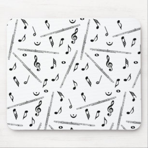 Flute Music Note Mousepad
