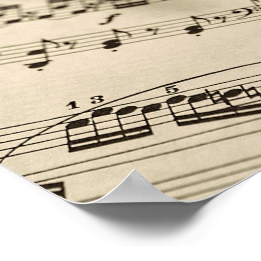 Flute Music Poster (Ecke)