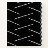 Flute Music Teacher Band Notizblock (Rückseite)