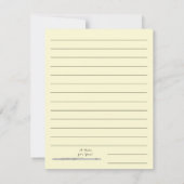 Flute Musician Music Teacher Band Dankeskarte (Rückseite)