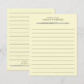 Flute Musician Music Teacher Band Dankeskarte (Vorne/Hinten)