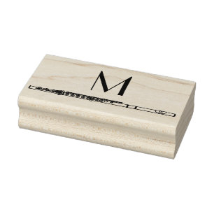 Flute Musician Music Teacher Band Gummistempel